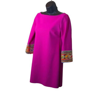 Chiara Boni Bateau Neckline mini dress in purple size 4